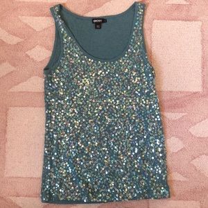 NWOT Sequined tank top